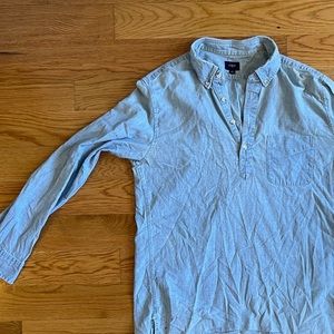 Jcrew denim Pop over